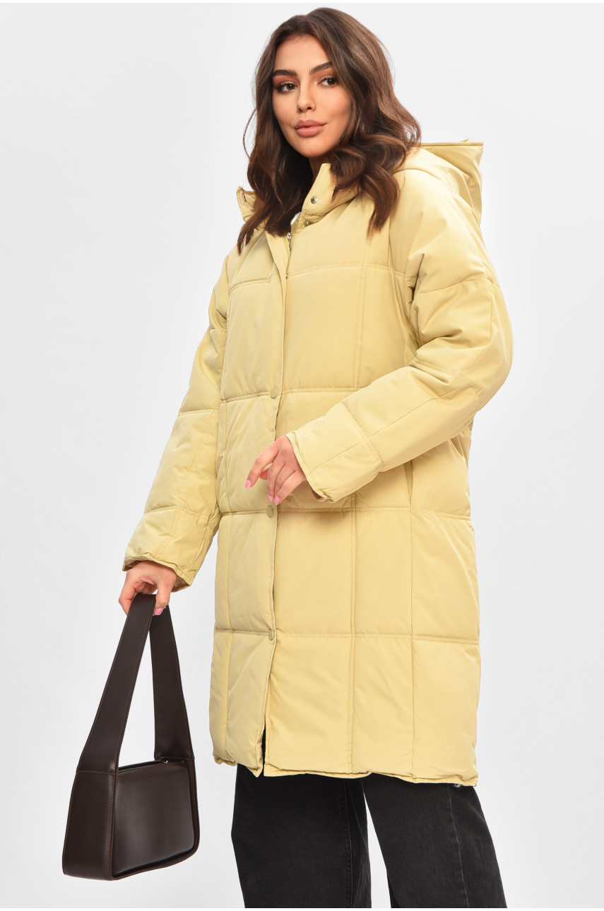 Куртка жіноча демісезонна бежевого кольору. 8832 207171