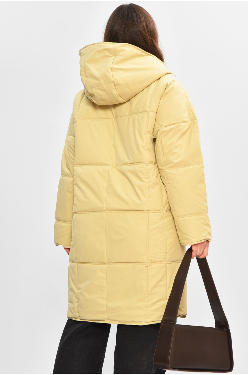 Куртка жіноча демісезонна бежевого кольору. 8832 207171