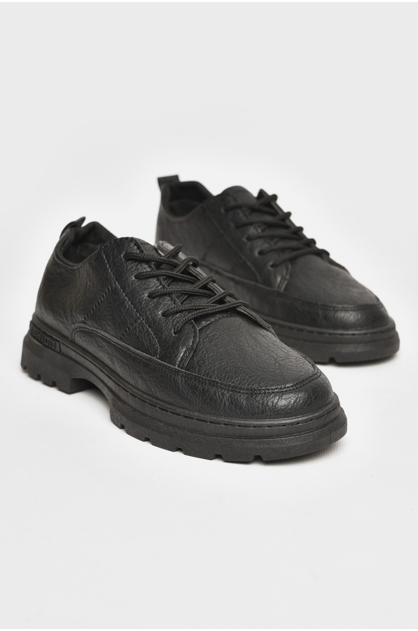 Туфли мужские черного цвета Т13 207183