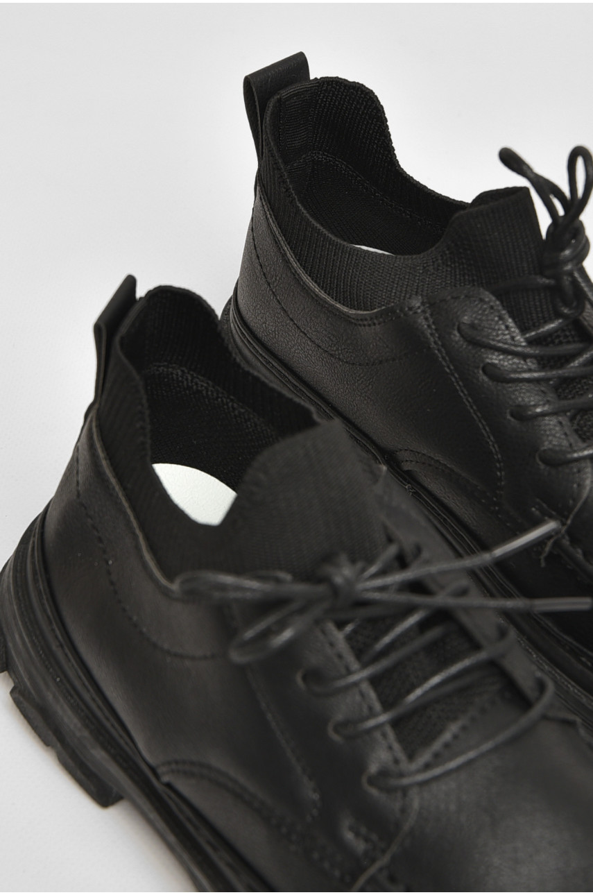 Туфли мужские черного цвета Т17а 207184