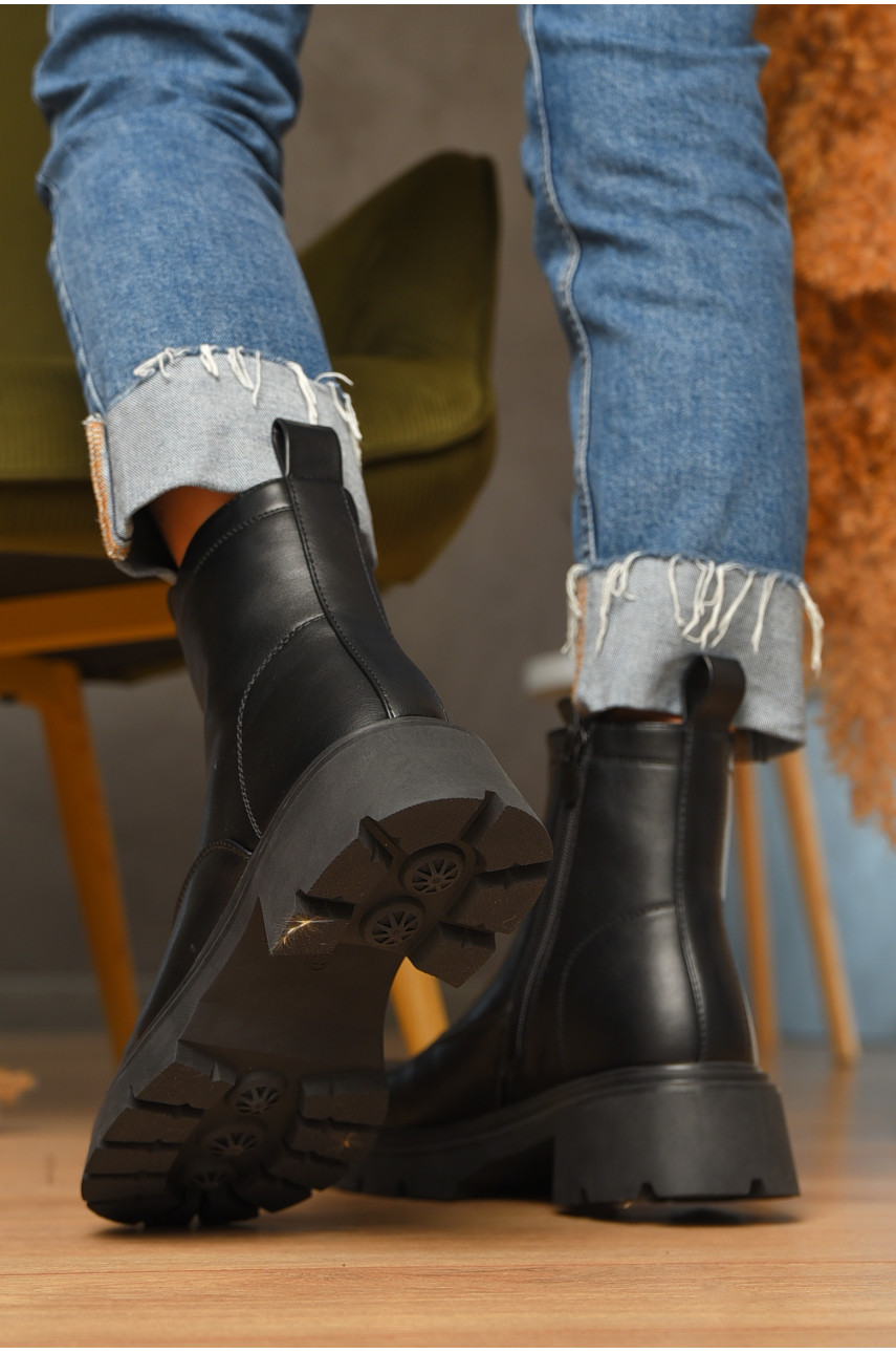 Ботинки женские зимниее черного цвета в0006 207189