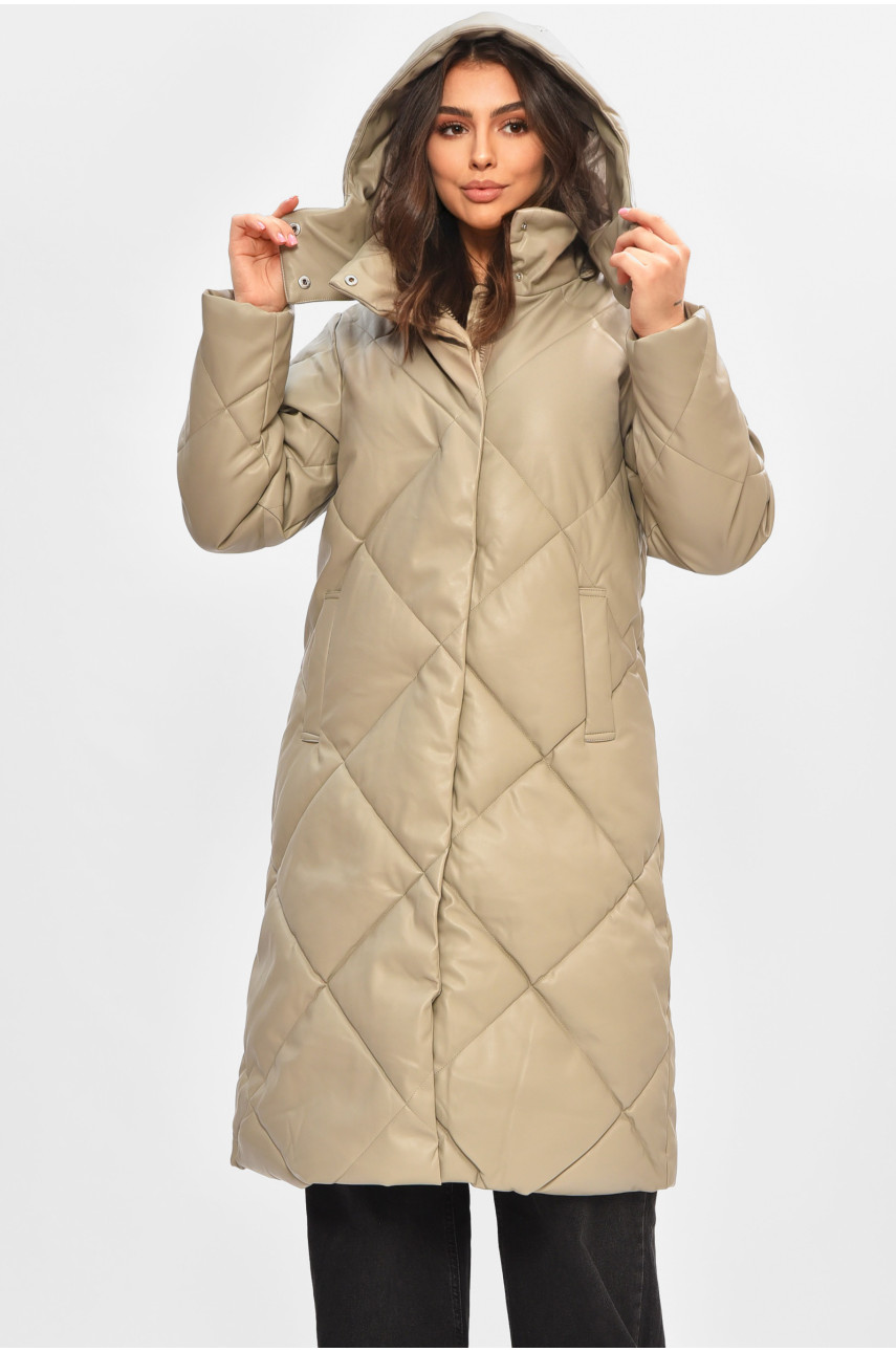 Куртка жіноча зимова сірого кольору М2242 207190