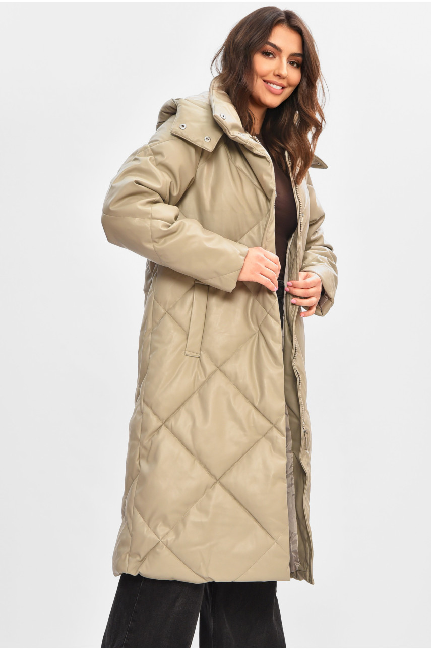 Куртка жіноча зимова сірого кольору М2242 207190