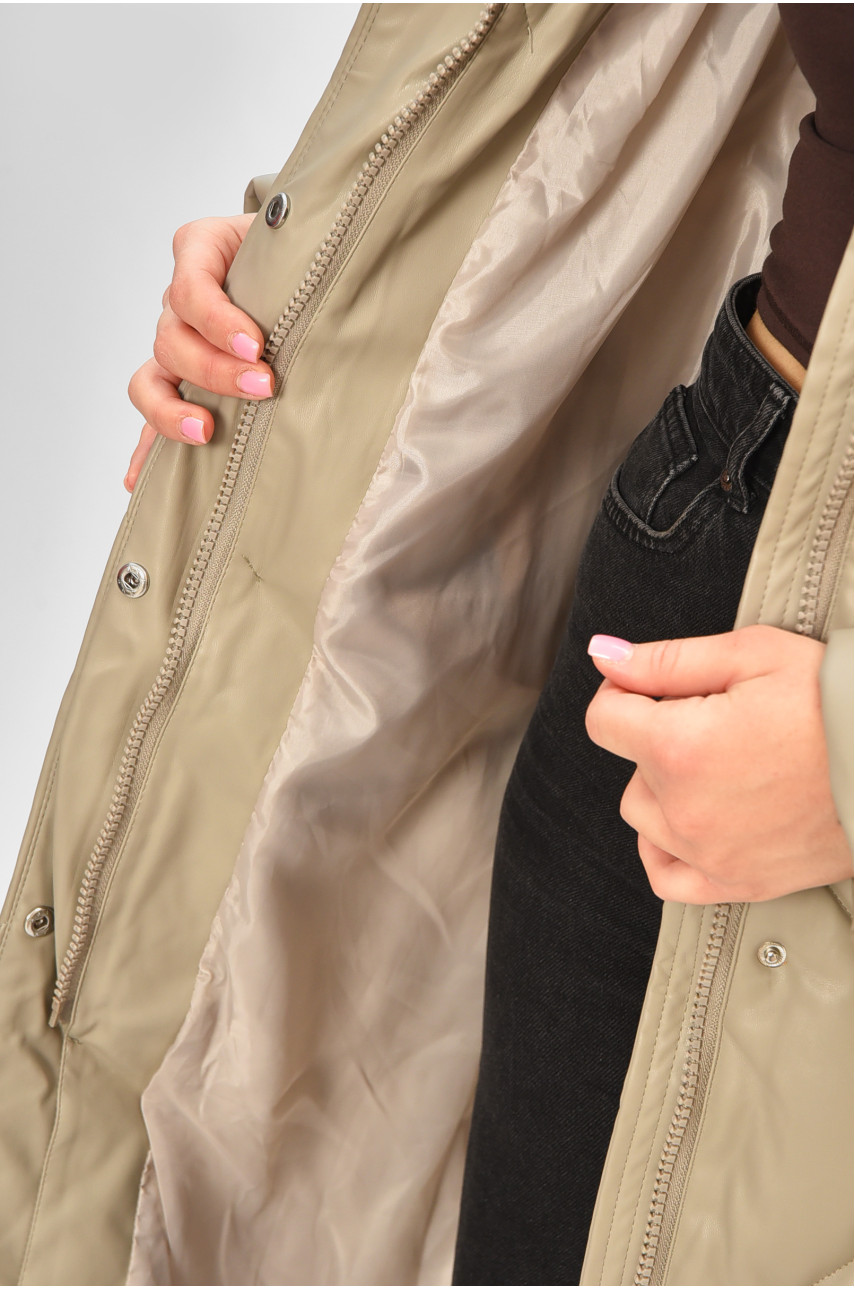 Куртка жіноча зимова сірого кольору М2242 207190