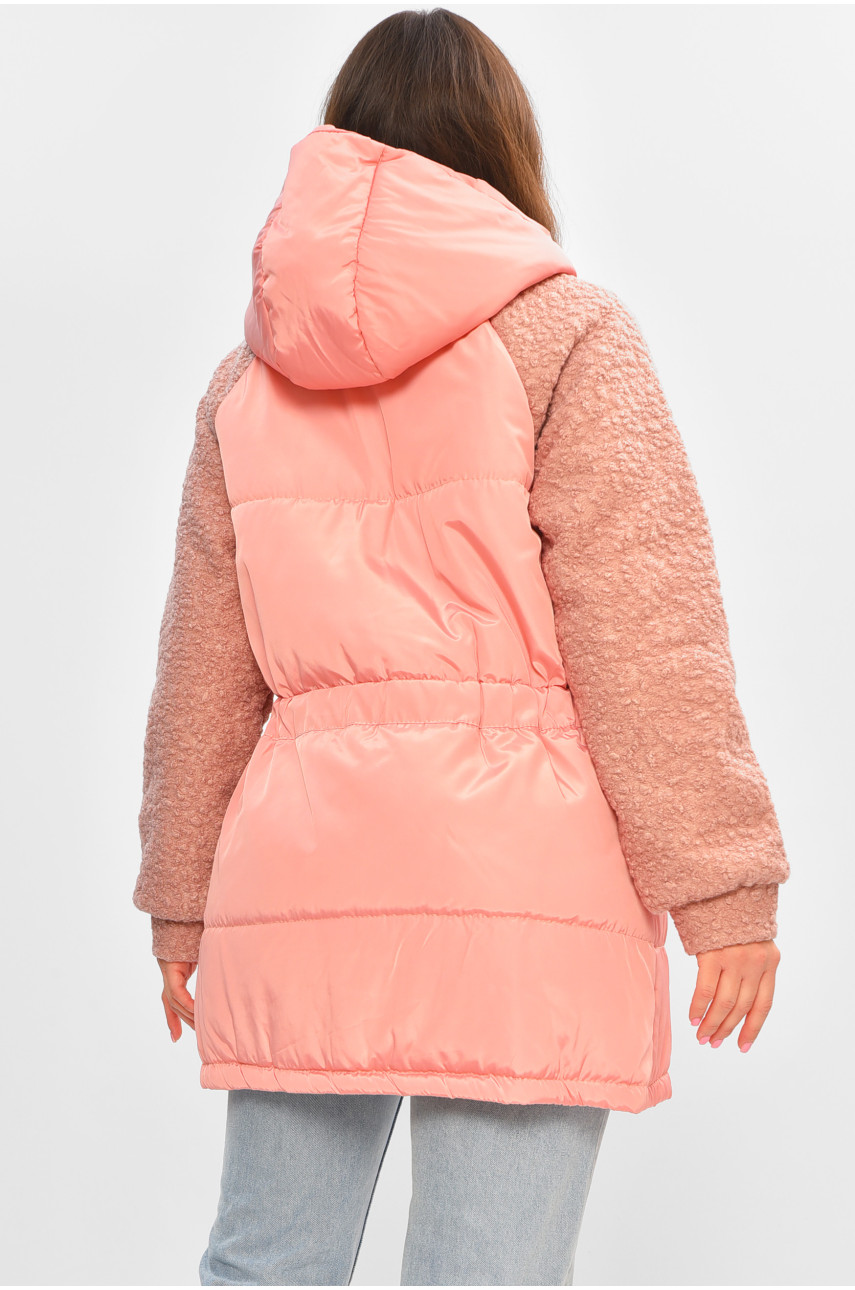 Куртка жіноча демісезонна рожевого кольору 8832 207193
