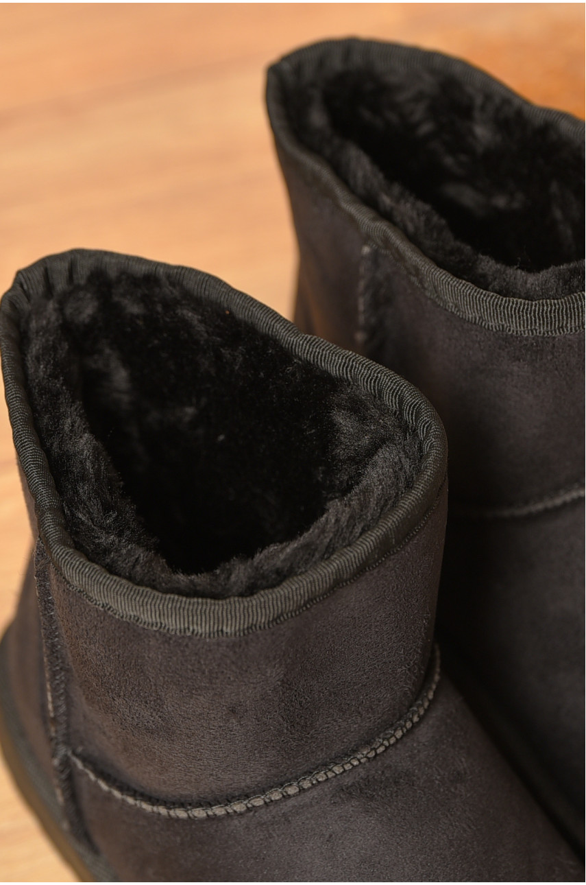 Уггі жіночі на хутрі чорного кольору CR-2307 207206