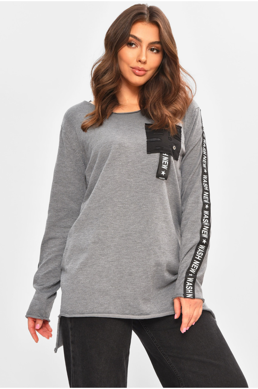 Туника женская серого цвета 7463 207226