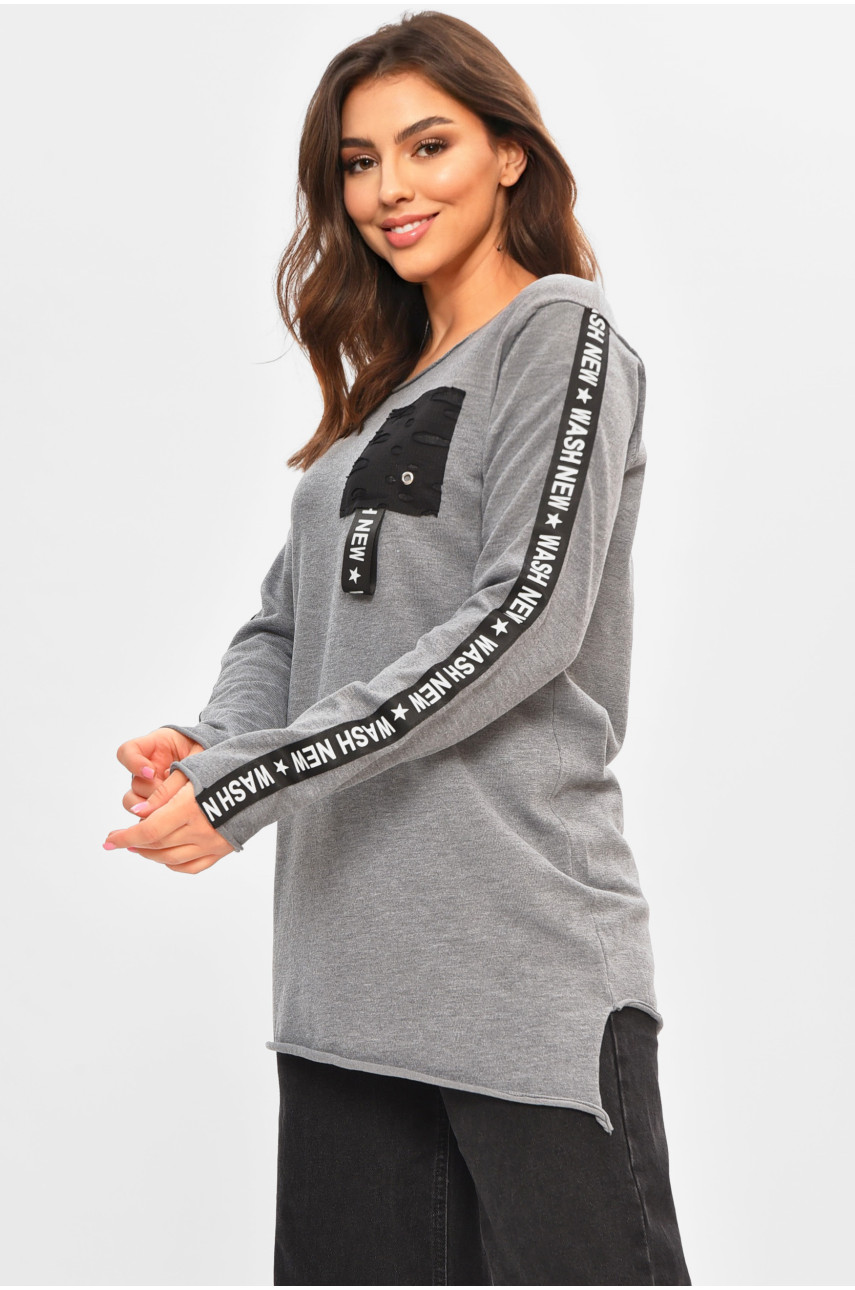 Туника женская серого цвета 7463 207226