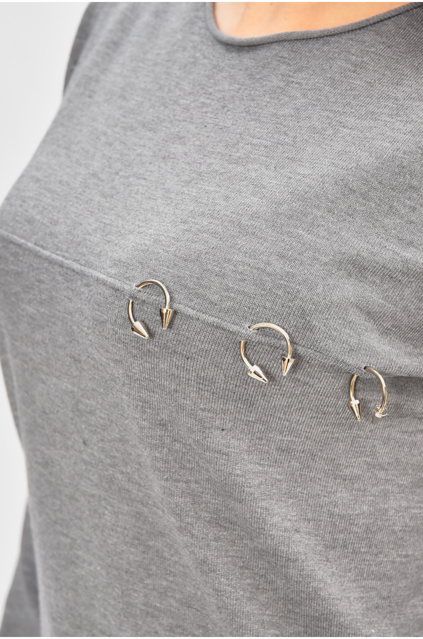 Туника женская серого цвета 7464 207228