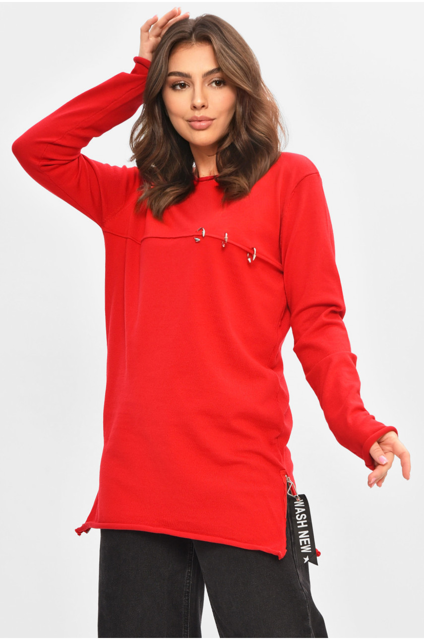 Туника женская красного цвета 7464 207229