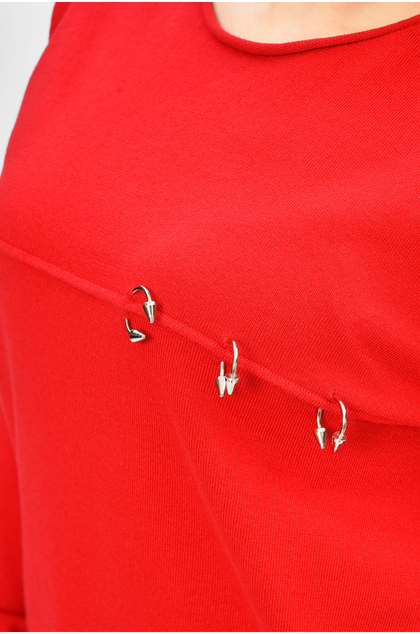 Туника женская красного цвета 7464 207229
