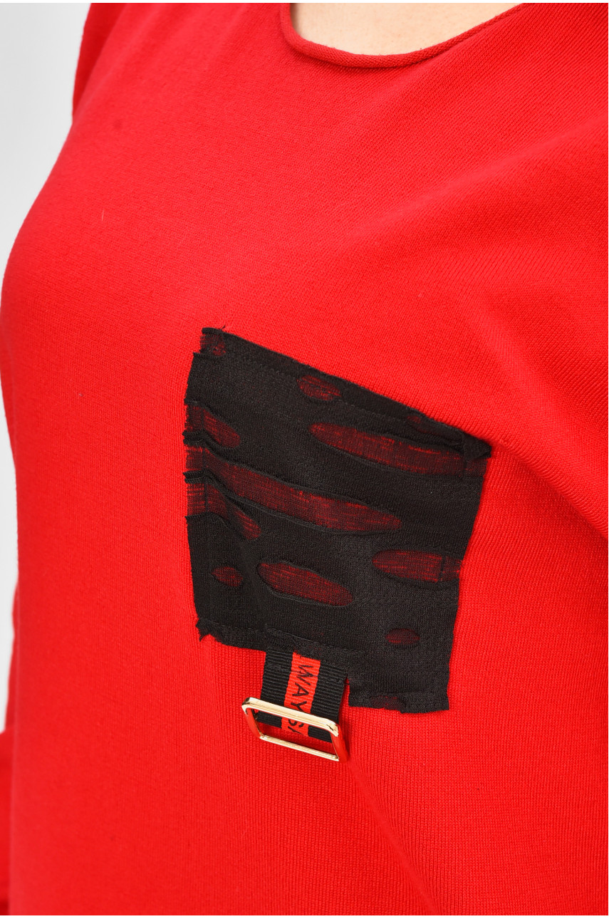 Туника женская красного цвета 7462 207230