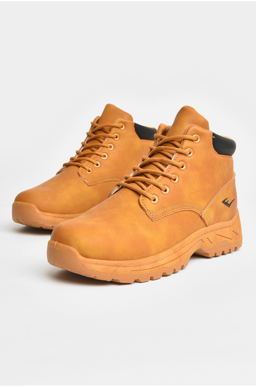 Ботинки мужские зимние на меху песочного цвета LL120-2 207299