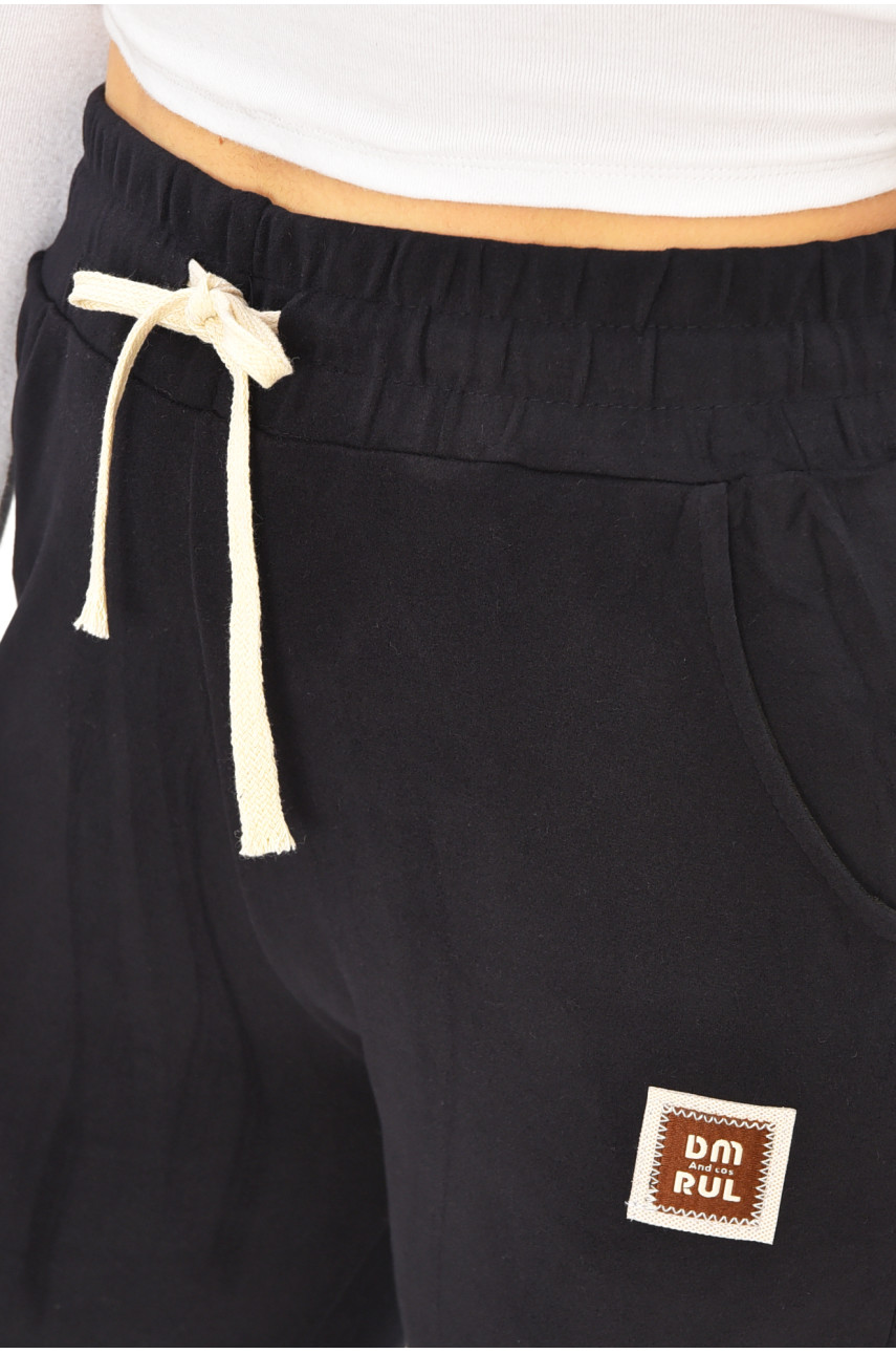 Спортивні штани жіночі темно-синього кольору K1129-1 207322