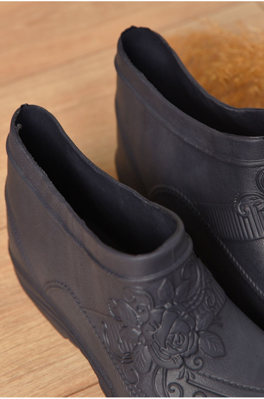 Галоши женские синего цвета квітка 207337