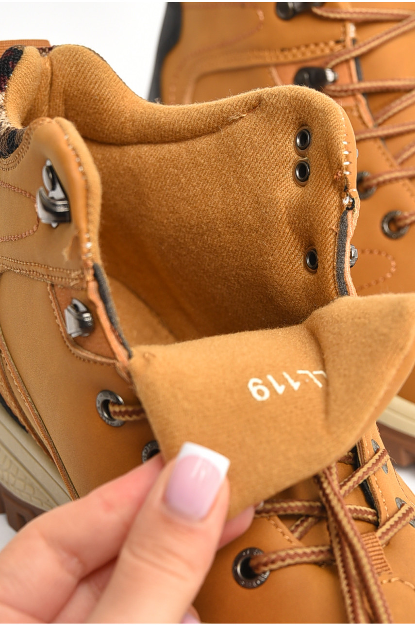 Ботинки мужские демисезонные песочного цвета LL122-3 207355