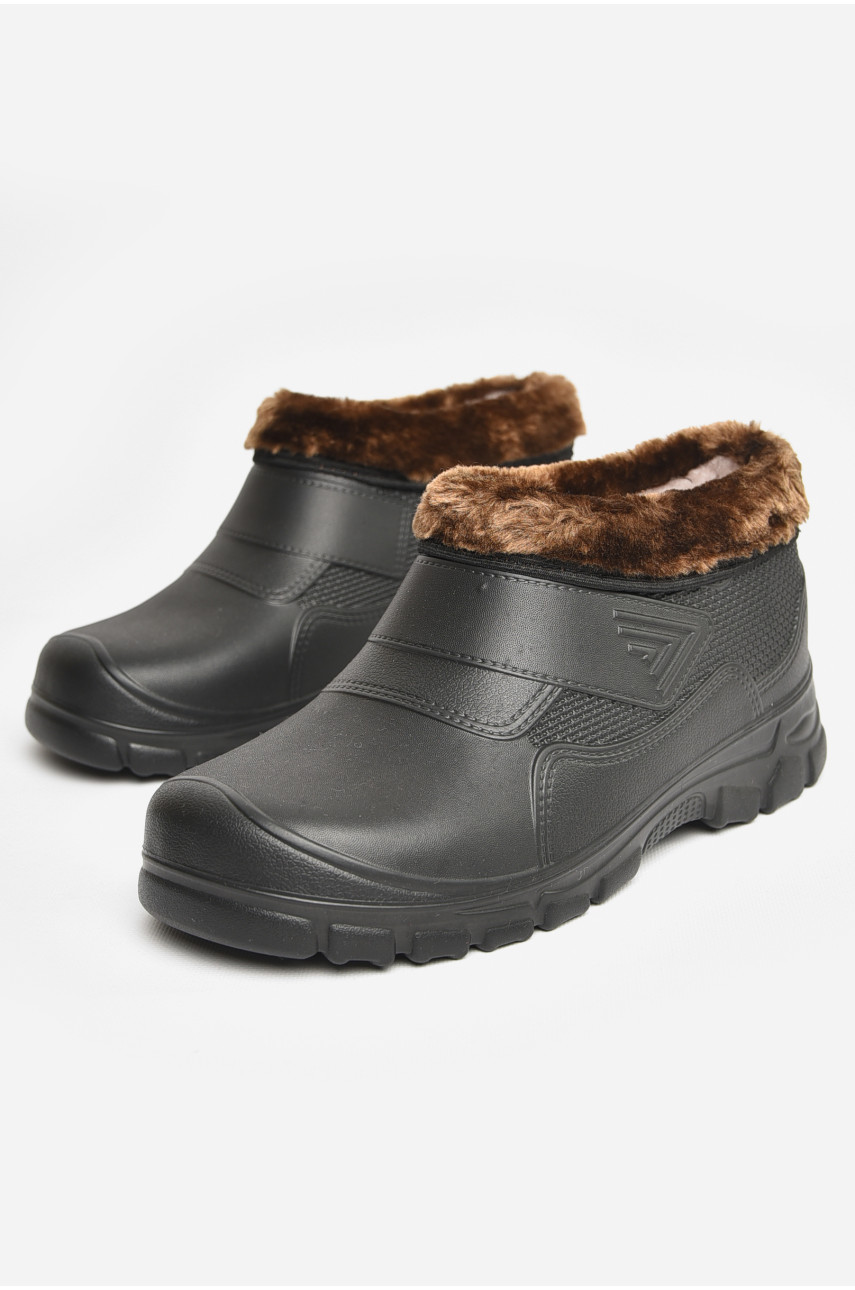 Галоши мужские на меху черного цвета Payas G-2025 207365