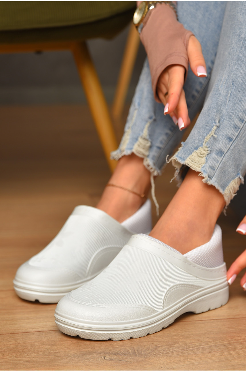 Галоши женские сетка белого цвета ГП-24 207370