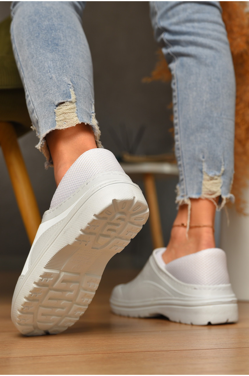 Галоши женские сетка белого цвета ГП-24 207370