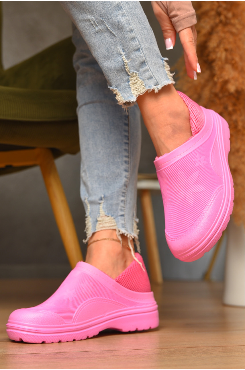 Галоши женские сетка розового цвета ГП-24 207371