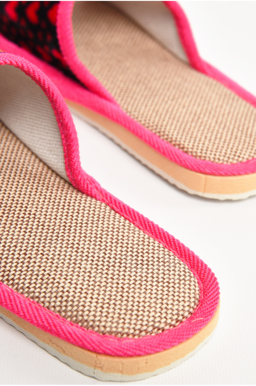 Тапочки домашние женские розового цвета sp-027 207408