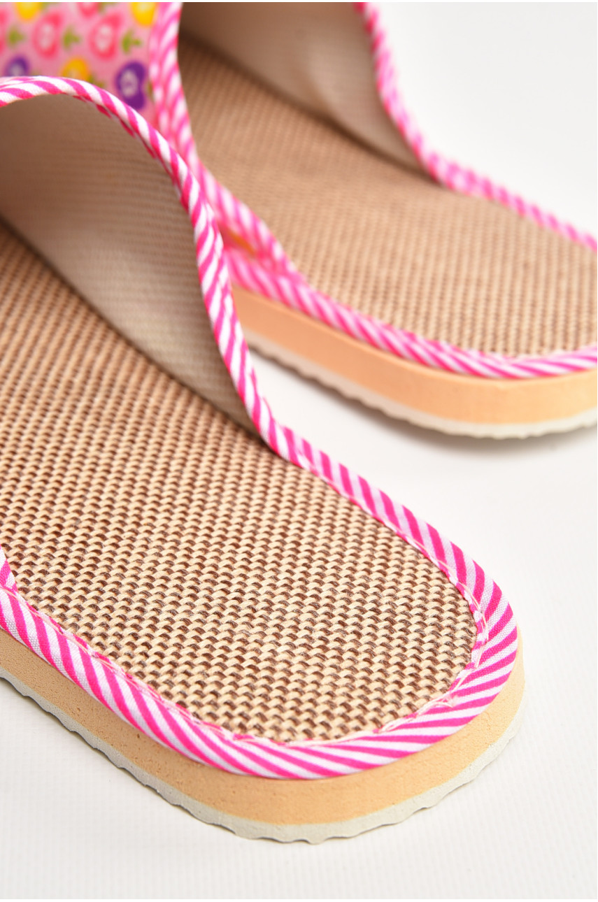 Тапочки домашние женские розового цвета sp-026 207413