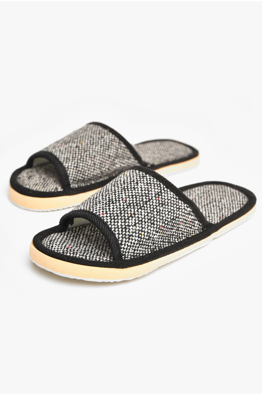 Тапочки домашние женские черного цвета sp-029 207418