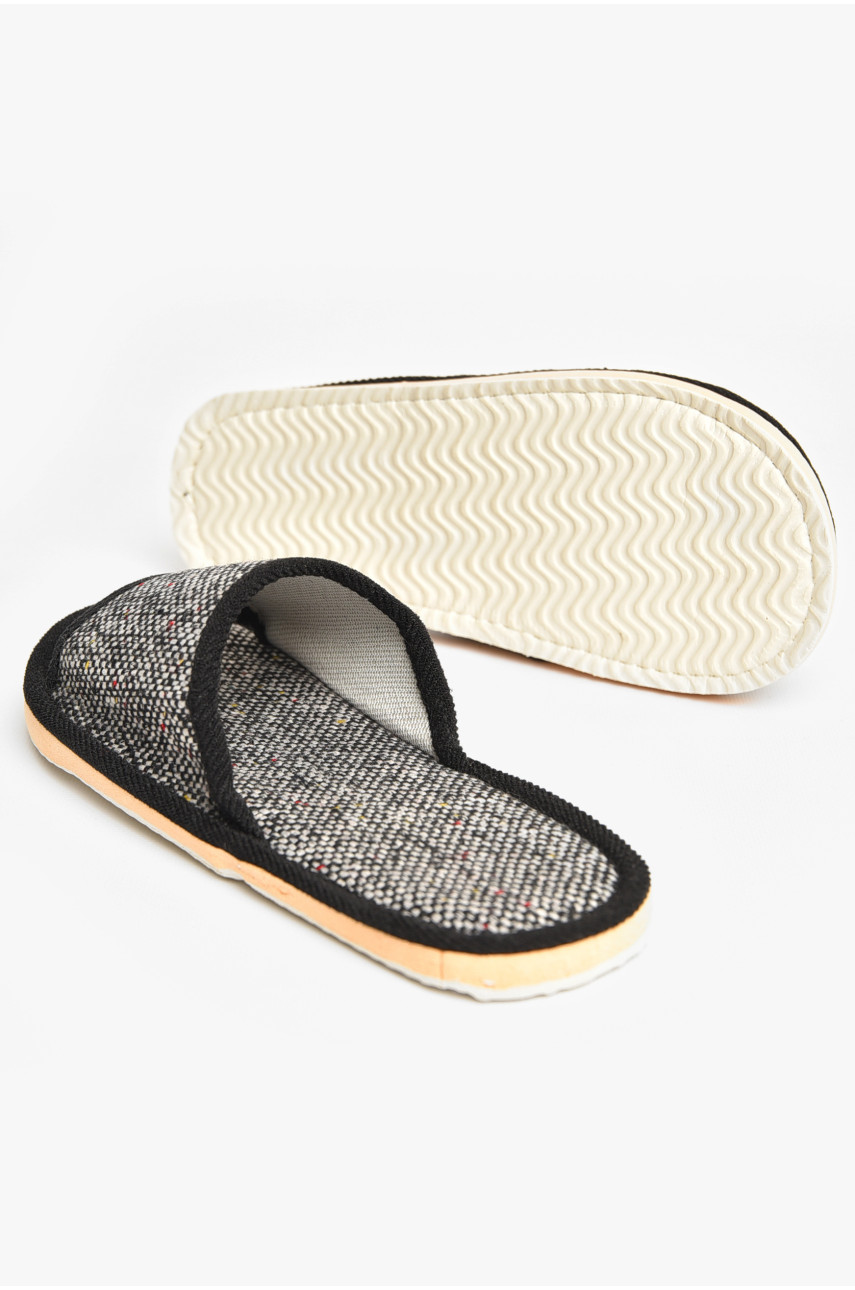 Тапочки домашние женские черного цвета sp-029 207418