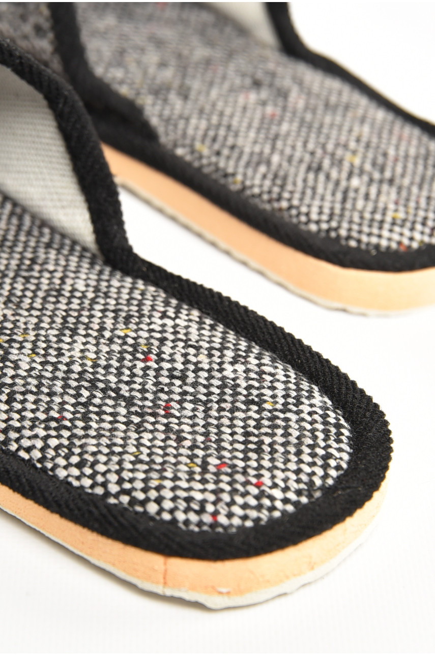 Тапочки домашние женские черного цвета sp-029 207418