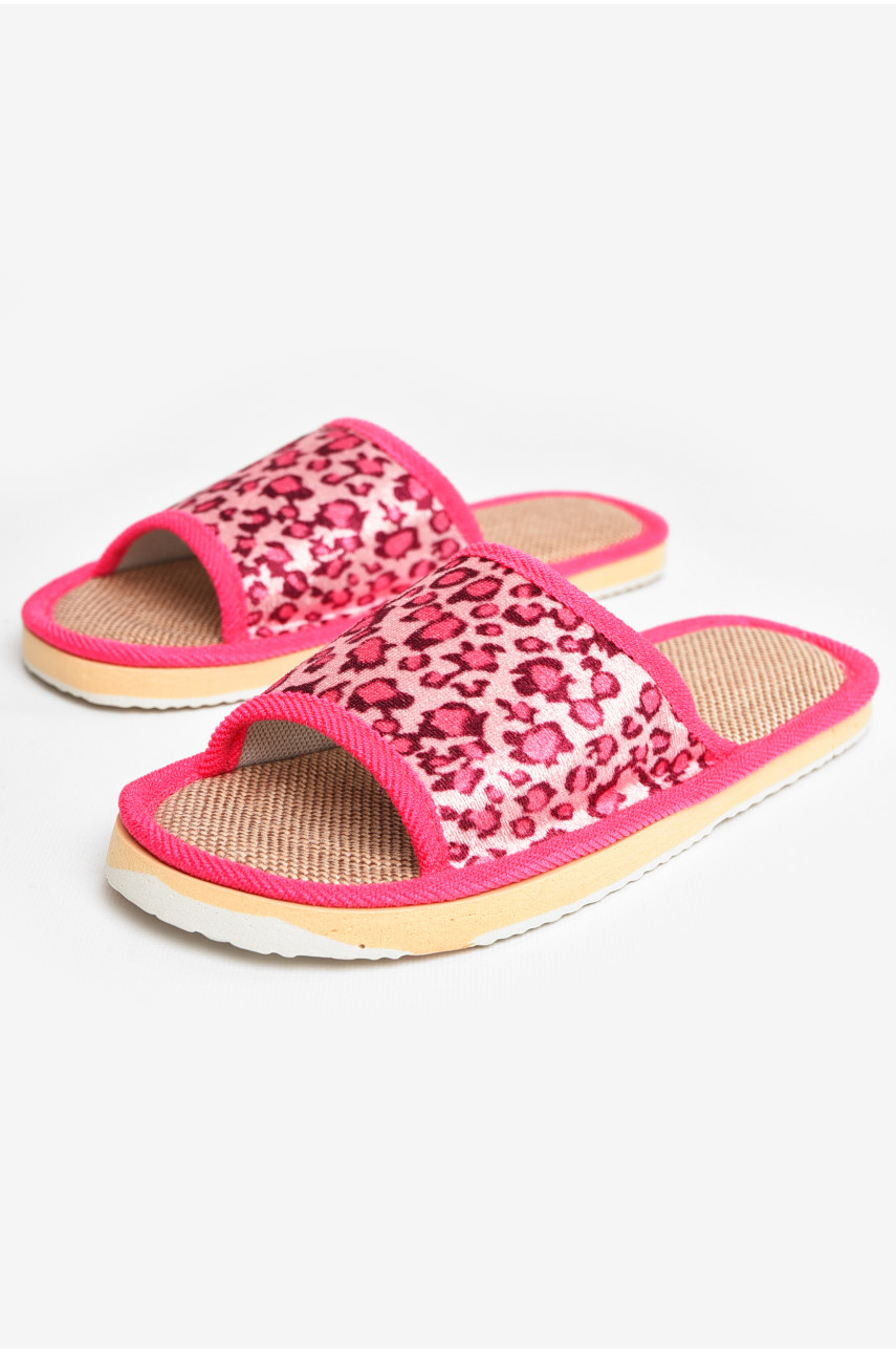Тапочки домашние женские розового цвета sp-025 207425