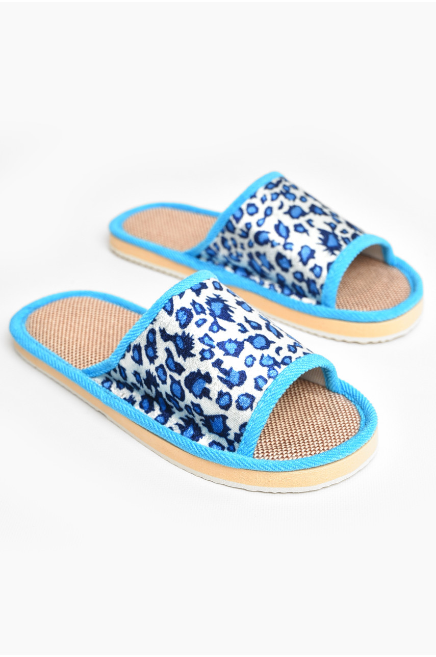 Тапочки домашние женские голубого цвета sp-025 207427