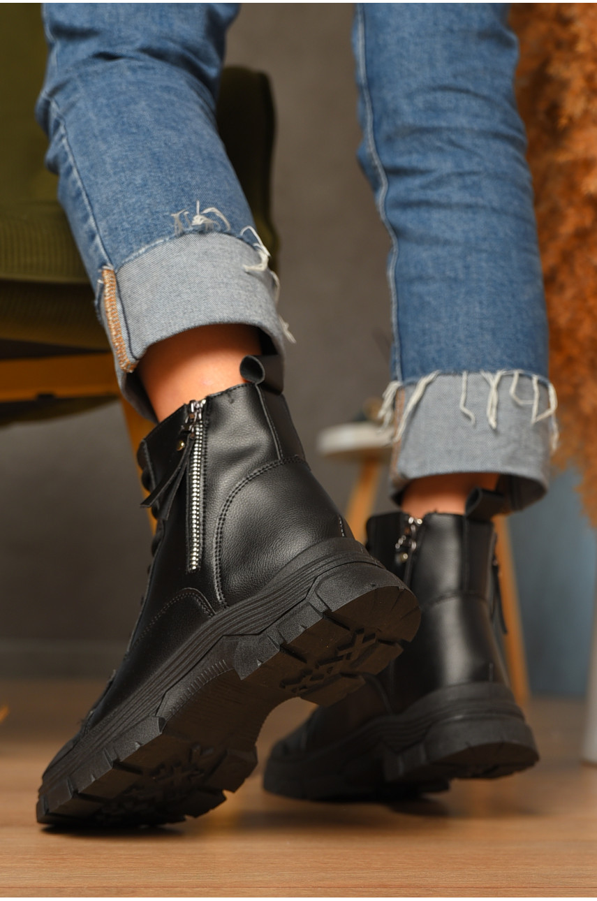 Ботинки женские эврозима черного цвета 036 207428