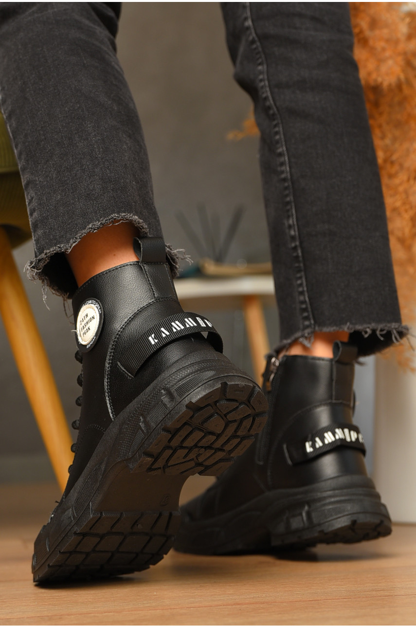 Ботинки женские эврозима черного цвета 039 207430