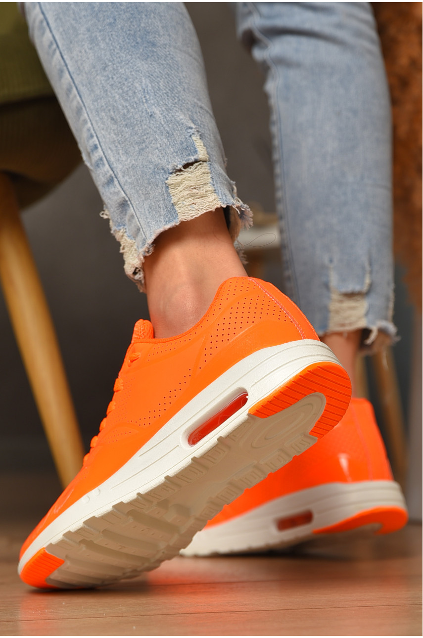 Кроссовки женские оранжевого цвета S-03 207432