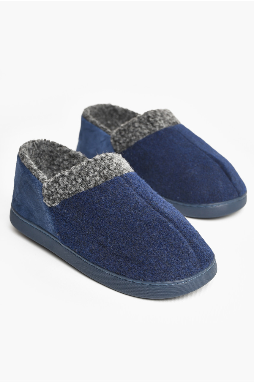 Бурки мужские на меху темно-синего цвета Mu-9736 207458