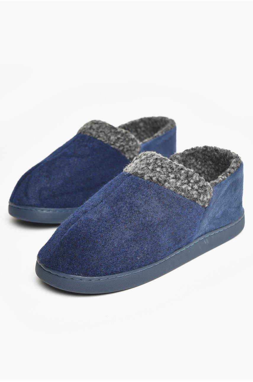 Бурки мужские на меху темно-синего цвета Mu-9736 207458