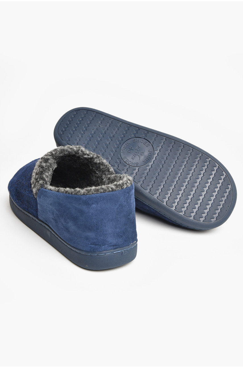 Бурки мужские на меху темно-синего цвета Mu-9736 207458