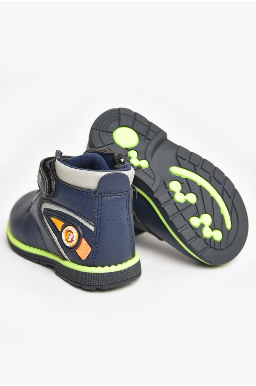 Ботинки детские демисезон синего цвета на флисе R 5852-2 207470