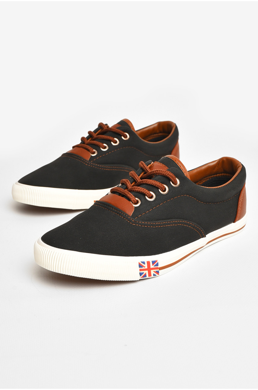 Мокасины подростковые для мальчика черного цвета z013 207477