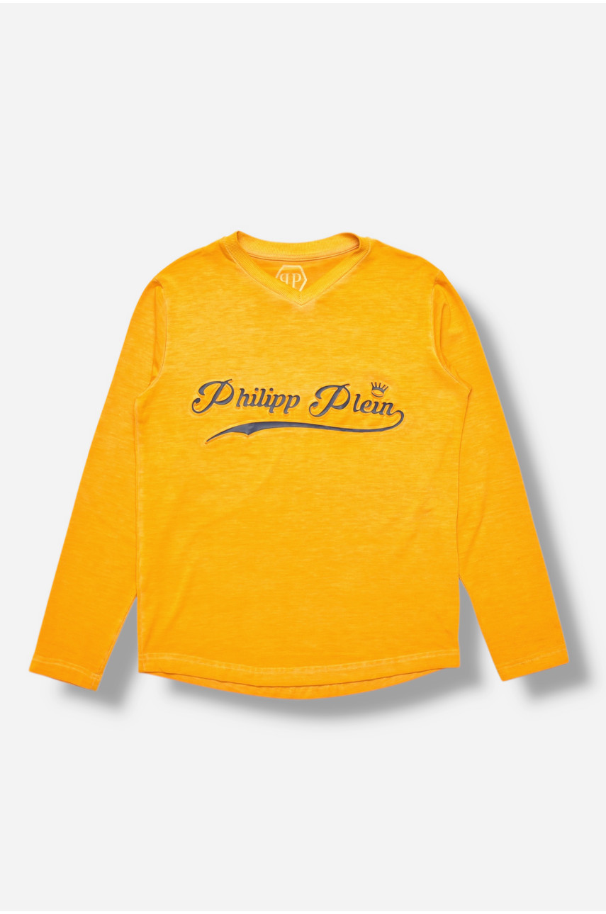 Кофта подростковая для мальчика горчичного цвета 88004 207484