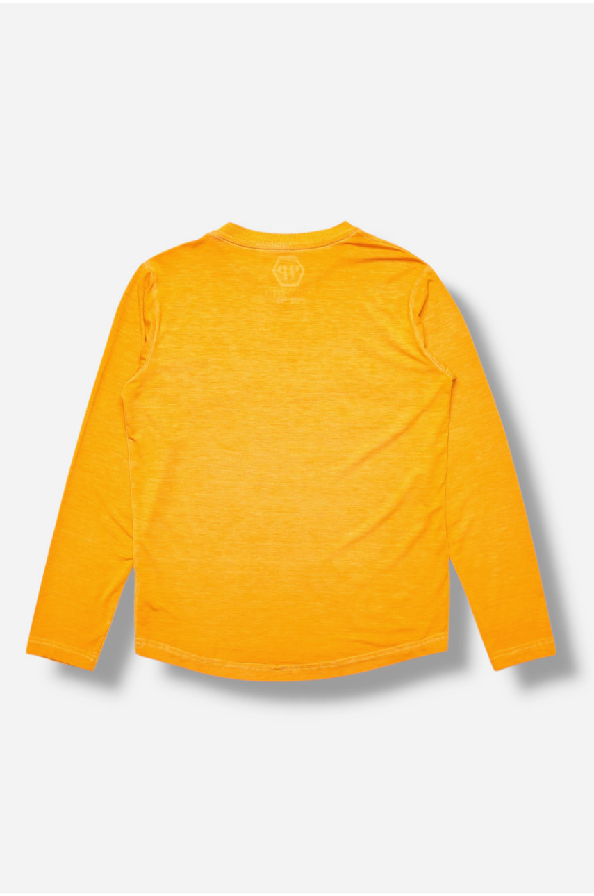 Кофта подростковая для мальчика горчичного цвета 88004 207484