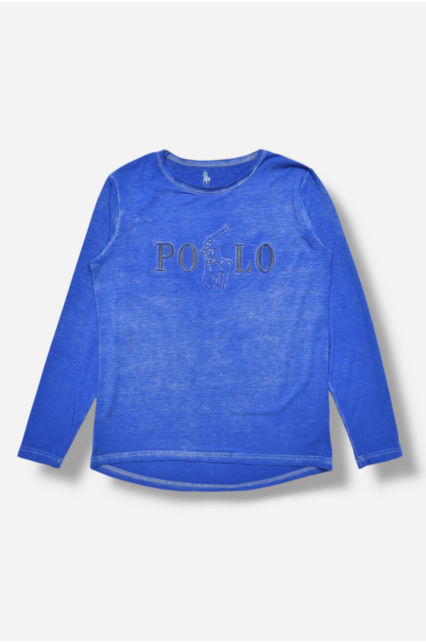 Кофта подростковая для мальчика синего цвета 88002 207490