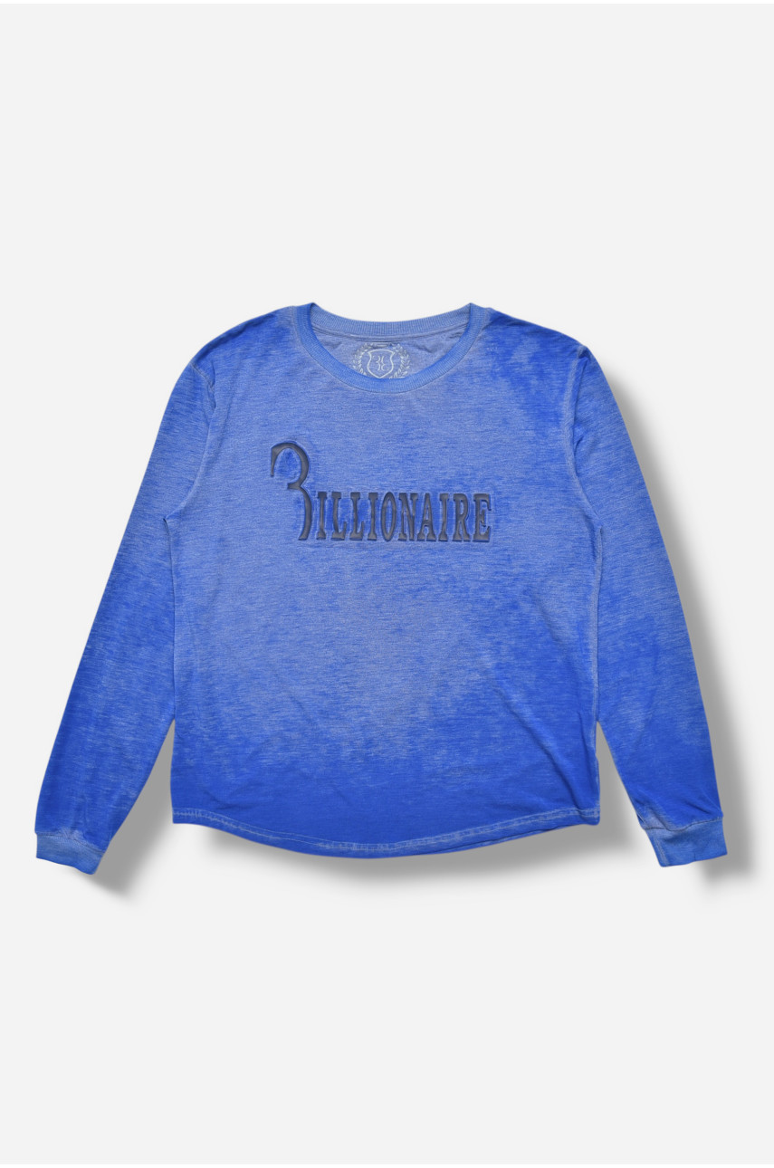 Кофта подростковая для мальчика синего цвета 88013 207498