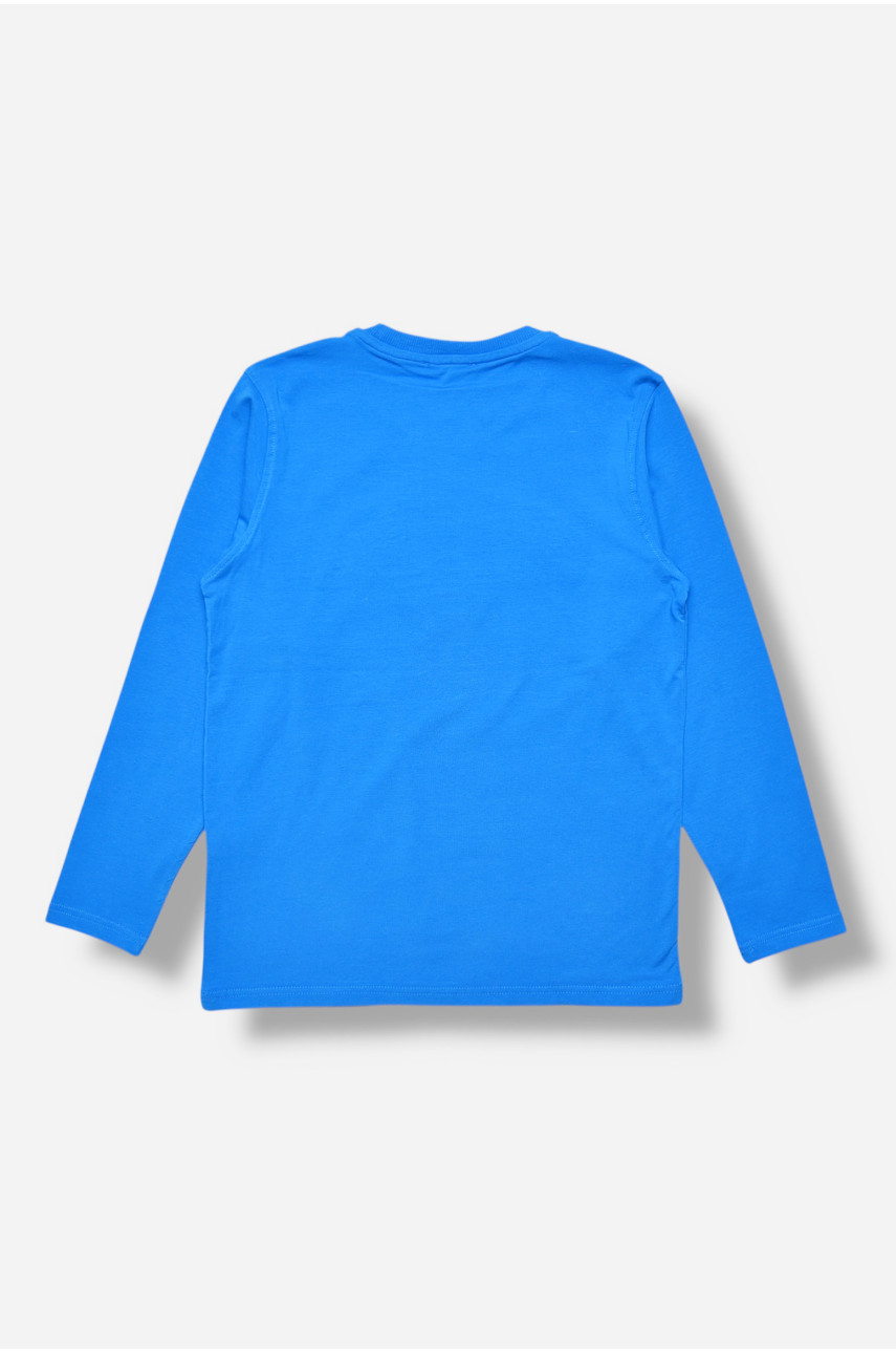 Кофта детская для мальчика синего цвета 10153 207499