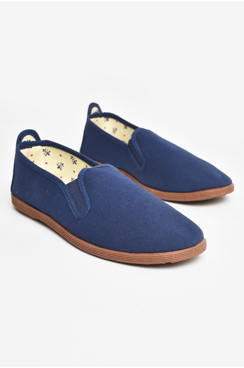 Мокасини жіночі джинсові темно-синього кольору 30201 207527