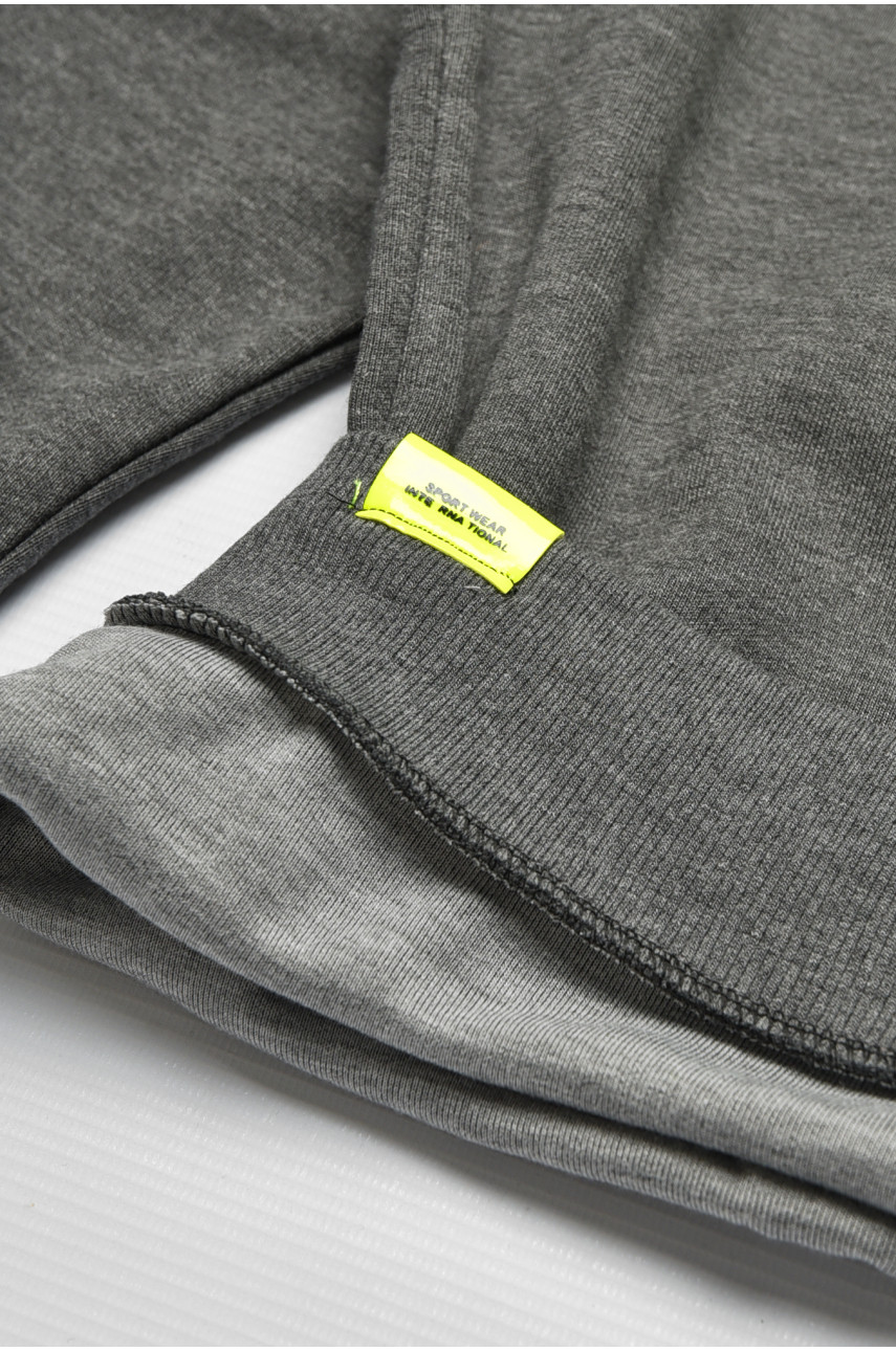 Кофта детская для мальчика серого цвета с принтом 2668 207535