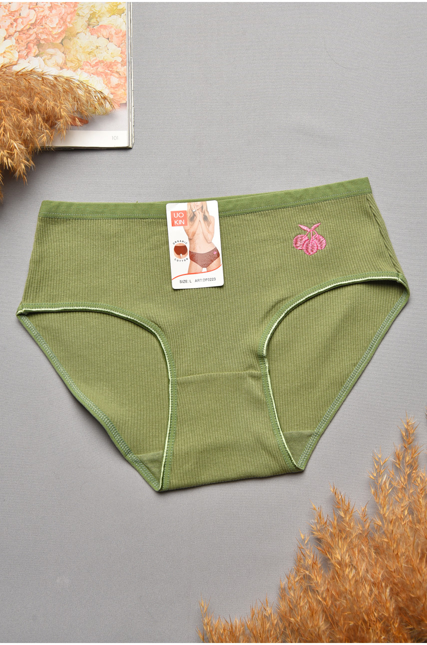 Трусы женские зеленого цвета 0223 207551