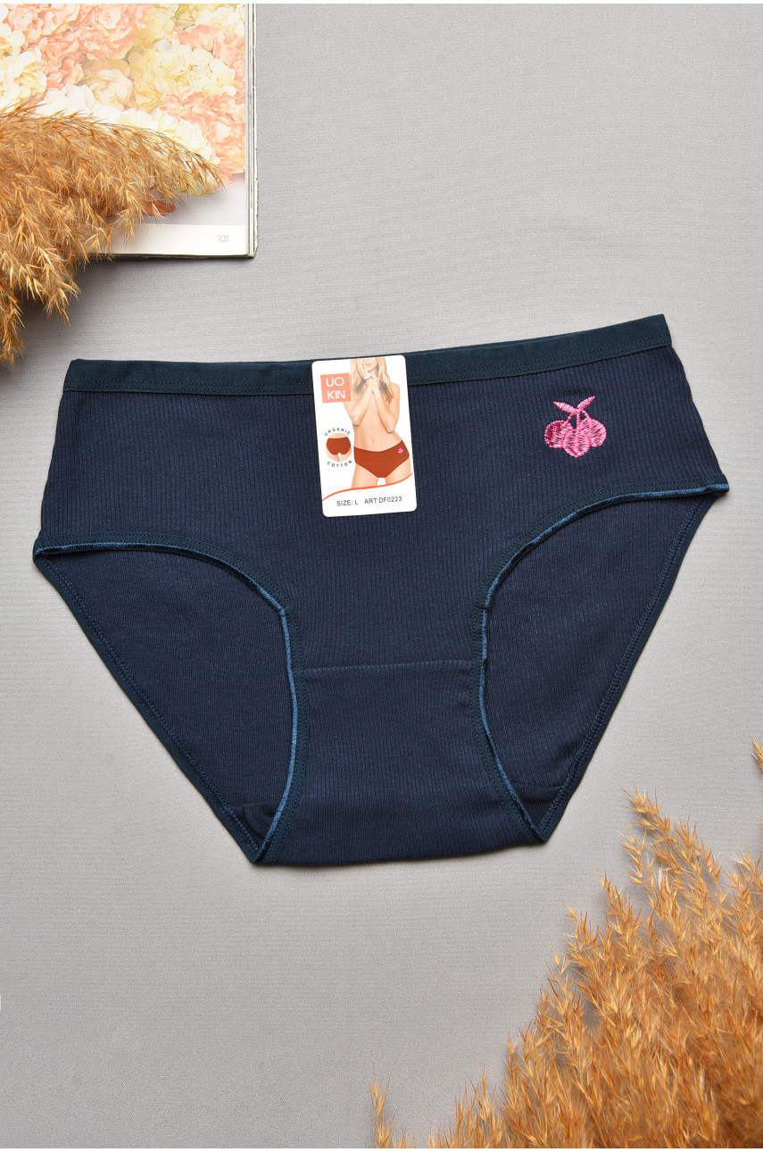 Трусы женские темно-синего цвета 0223 207553