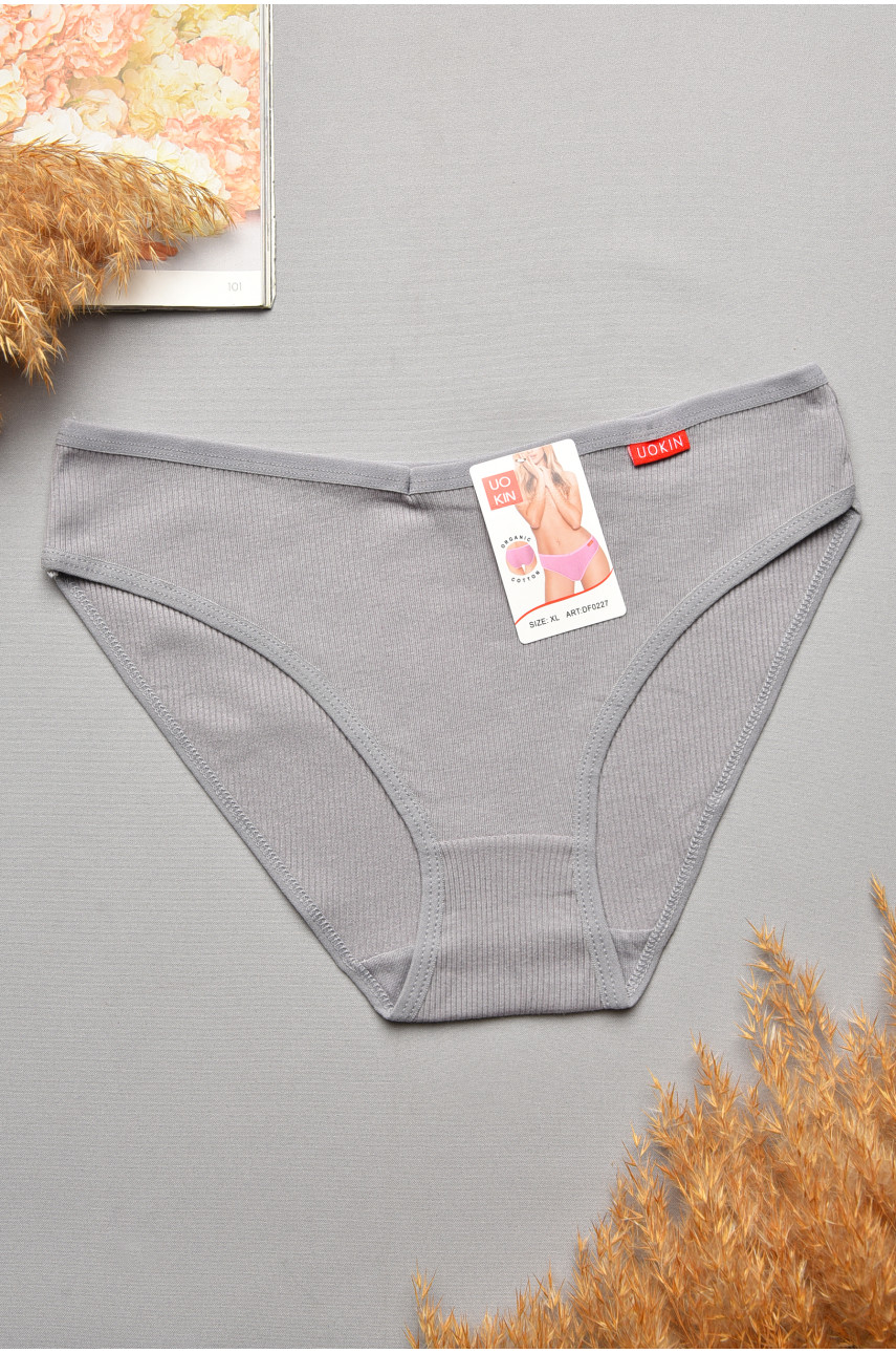 Трусы женские серого цвета 0227 207560