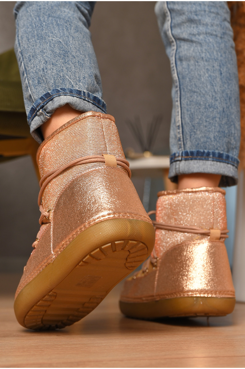 Угги женские на меху пудрового цвета TBL-1 207568 Угги женские на меху пудрового цвета TBL-1 207568